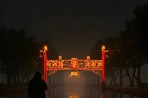 矮松谷手记封面，山谷林间小路与晨雾